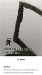 Mobile Screenshot of humanlibrarychicago.org